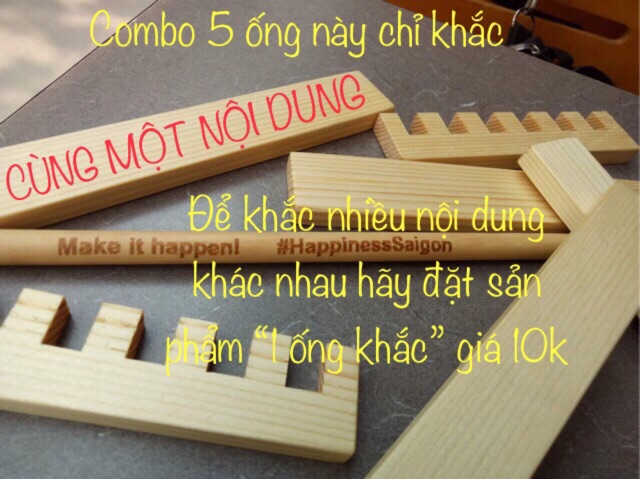 5 ống hút tre khắc theo yêu cầu | BigBuy360 - bigbuy360.vn