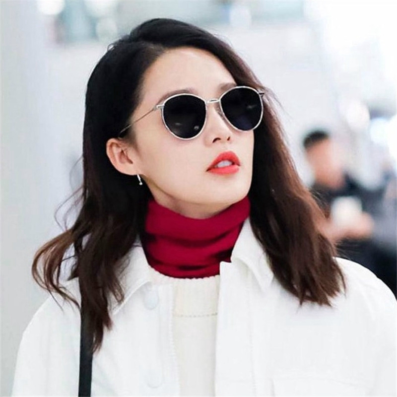 Kính mát Thời trang kim loại trùm đầu cho nam và nữ