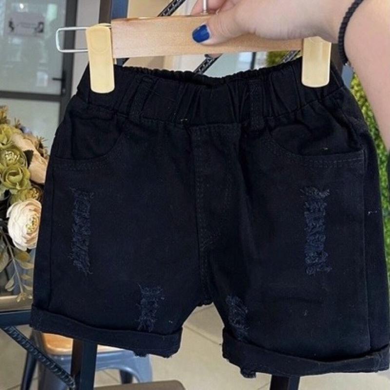 QUẦN SHORTS KAKI RÁCH BÉ TRAI 8-28KG