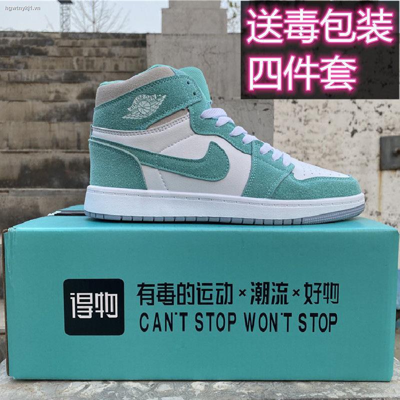 △AJ High Top Shoes Joe 1 Air Force One Basketball shoes New casual female student couple shoes aj1 high-top shoes