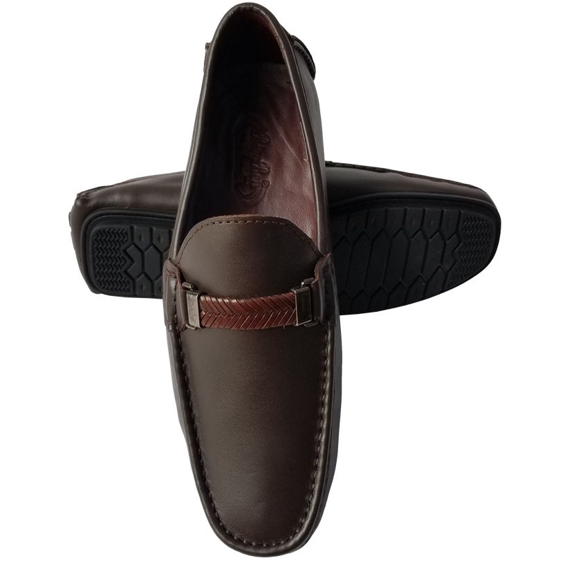 Giày Mọi Nam Da Bò BIGBEN Cao Cấp GM220