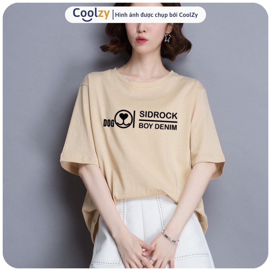Áo Thun Nam Nữ phom rộng.  Áo Phông Tay Lỡ In Sirdrock chất liệu cotton cao cấp | CoolZy | BigBuy360 - bigbuy360.vn