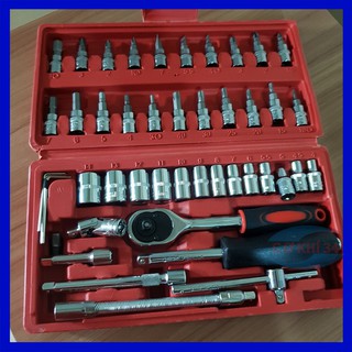 BỘ DỤNG CỤ MỞ BU LÔNG ỐC VÍT ĐA NĂNG 46 CHI TIẾT - BỘ DỤNG CỤ SỬA CHỮA