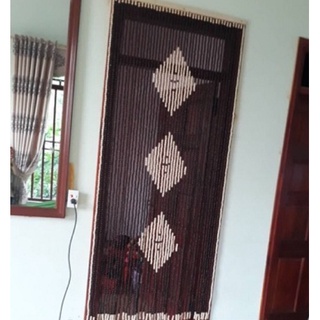 Mành rèm hạt gỗ bồ đề mẫu 3 trám dọc )