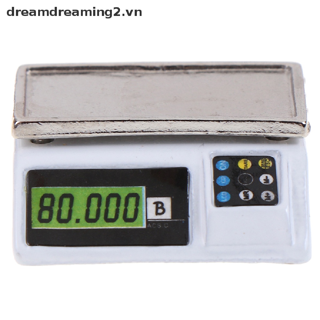 Cân Điện Tử Mini Tỉ Lệ 1: 12 Dành Cho Búp Bê
