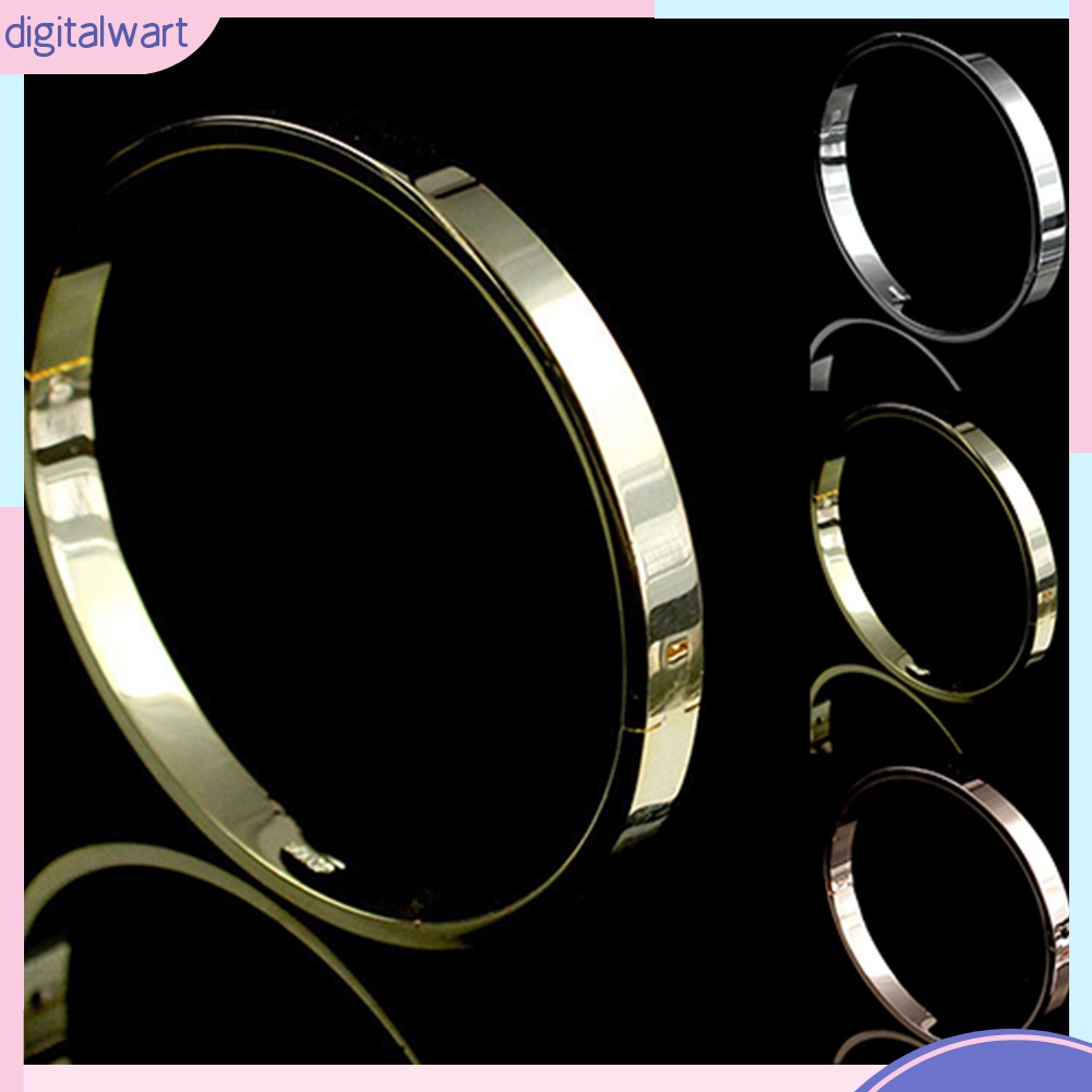 Vòng đeo tay bằng thép titan kiểu dáng đơn giản hợp thời trang dành cho cả nam và nữ