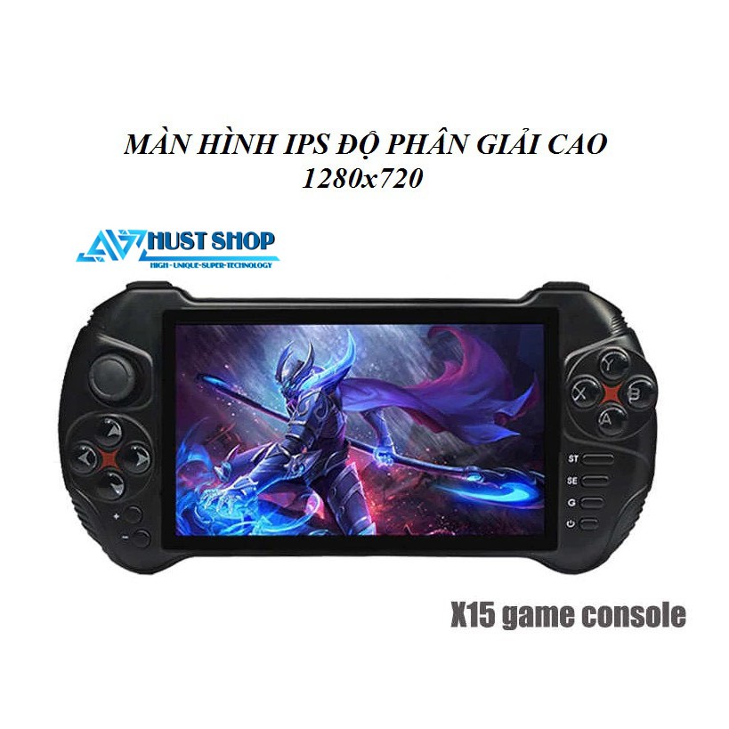 Máy Chơi Game X15 Hệ Điều Hành Android 7.0 Hỗ Trợ Full game PSP/PS1/N64 Cân God Of War/PUBG Màn Hình Cảm Ứng | BigBuy360 - bigbuy360.vn