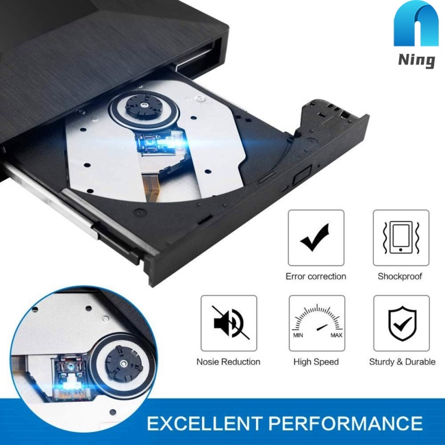 Đầu Ghi DVD/CD Usb 3.0 Type-C Cho Máy Tính Để Bàn Notebook