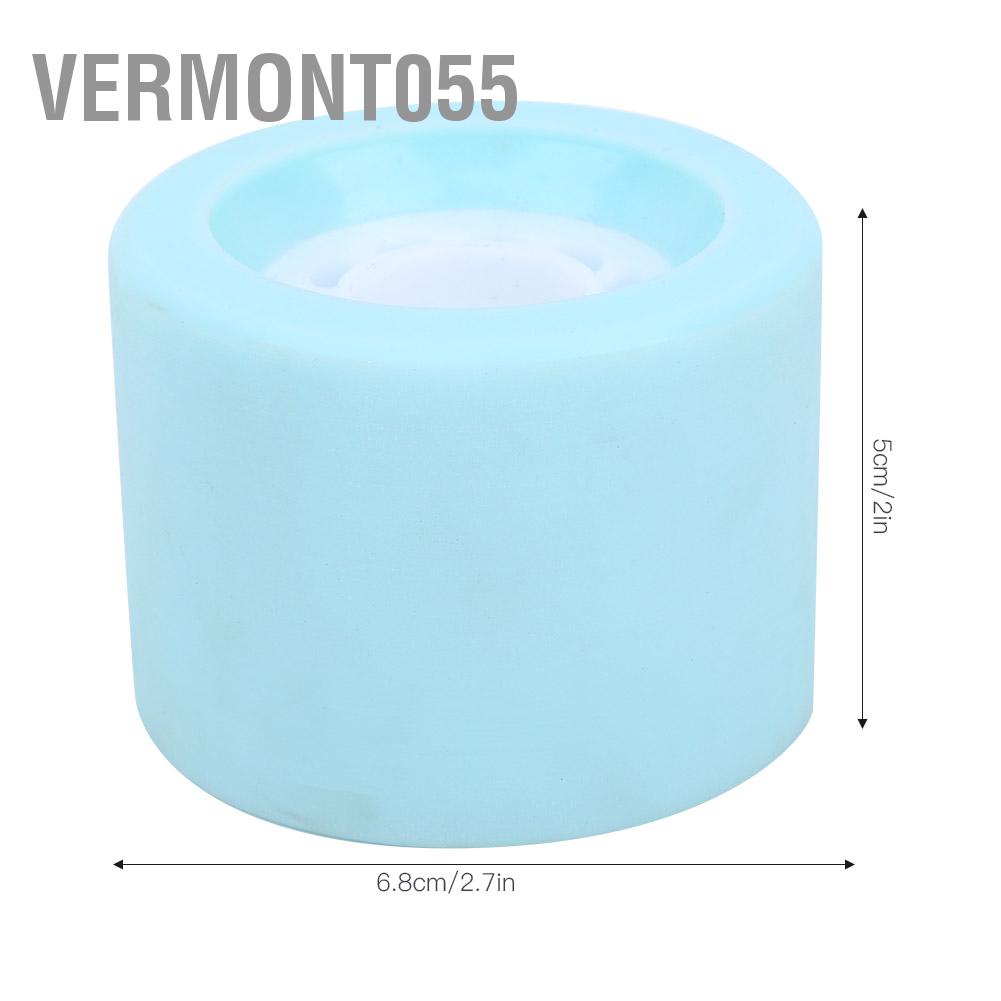 Vermont055 4Pcs/Set PU Durable Longboard Dance Board Skateboard Replacement Wheel Accessory