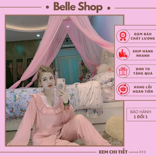 ⚡️free ship⚡️ đồ ngủ dài tay, chất liệu lụa satin loại 1 hot trend 2022, hàng thiết kế