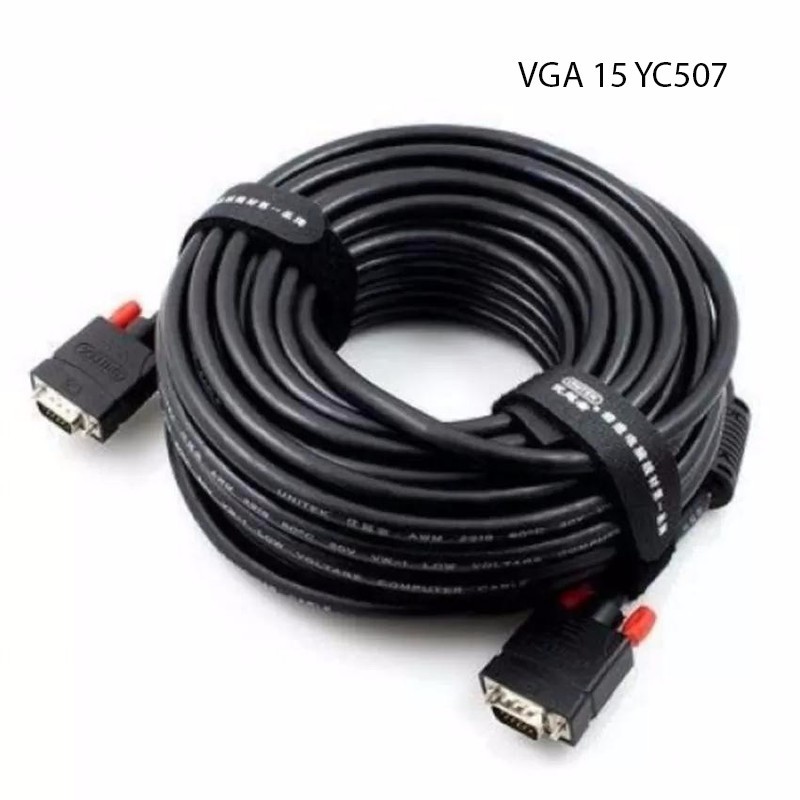 Cáp Chuyển VGA Ra VGA Unitek YC507 (15m)_ Hàng Chính Hãng