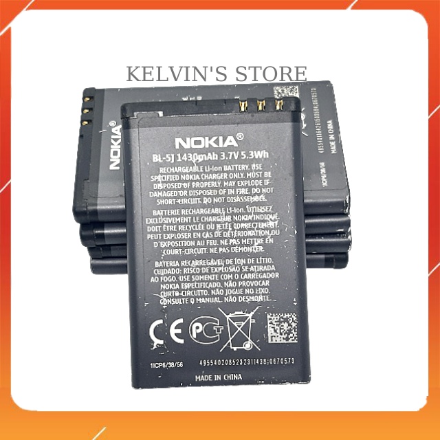 Pin Điện Thoại Nokia C3 Cũ,BL-5J.