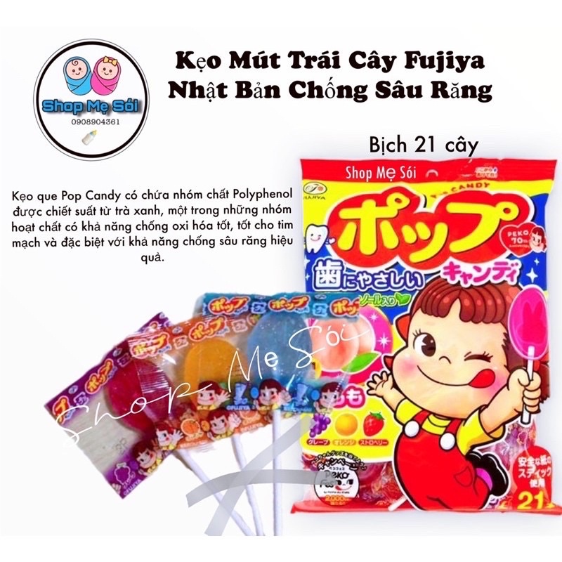 Kẹo mút chống sâu răng Nhật Bản