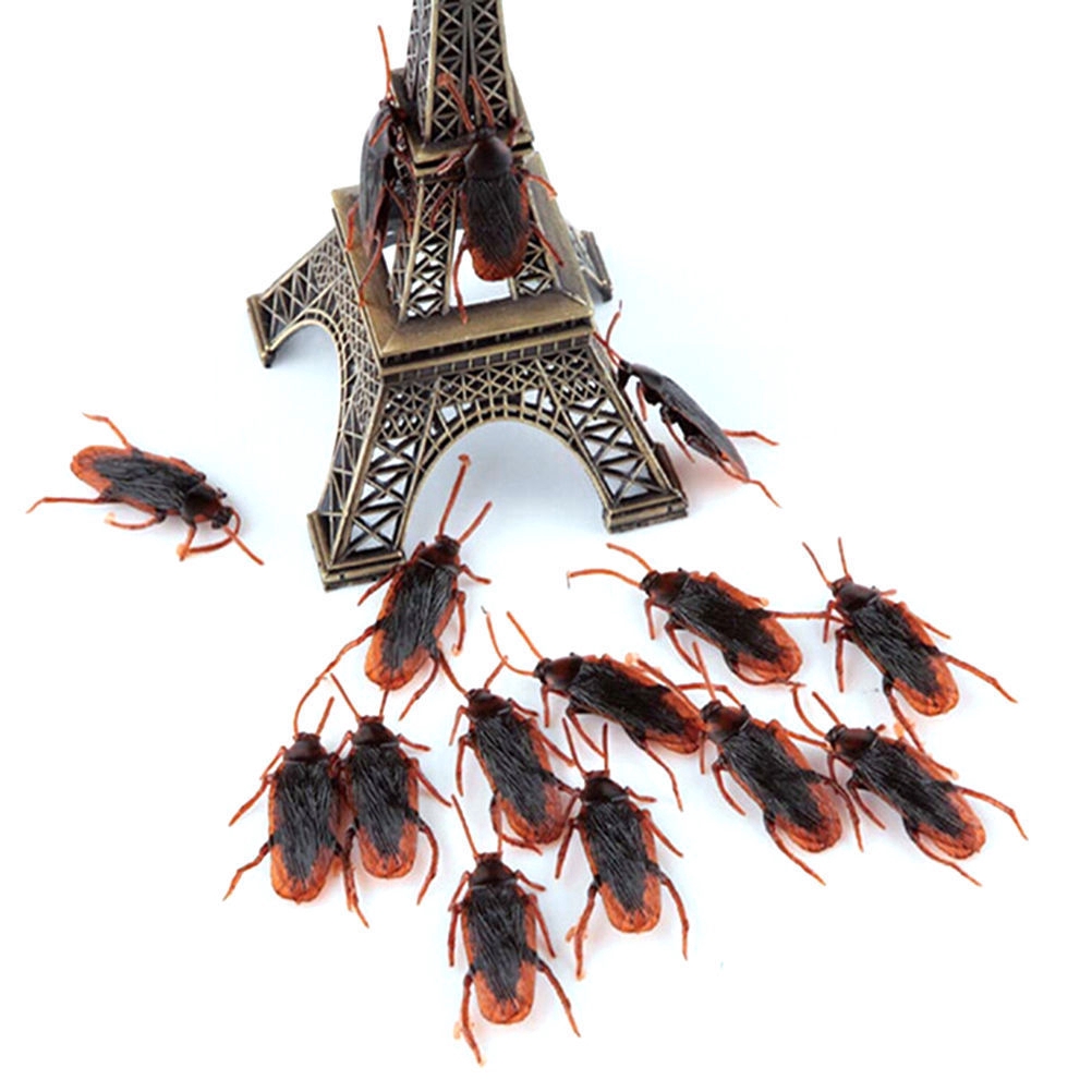 Bộ 12 Hộp Nhựa Đựng Gián / Côn Trùng Đáng Sợ Cho Bữa Tiệc / Halloween / Giáng Sinh