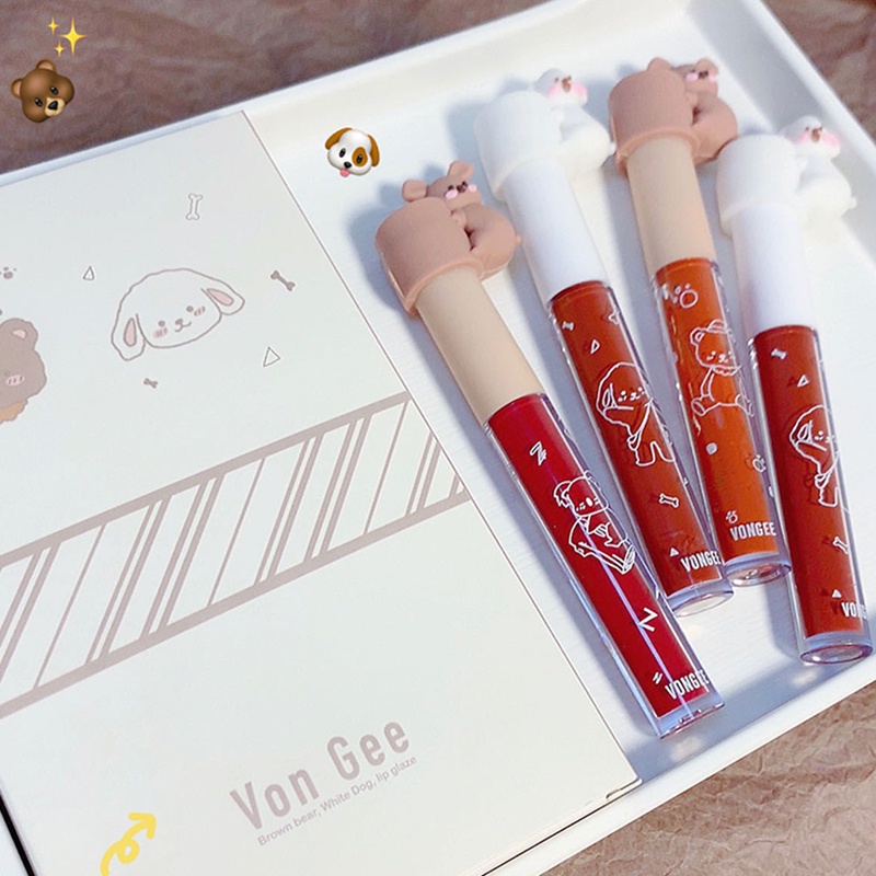 Son Kem Màu Lì Không Dễ Phai Không Dính Ly Thiết Kế Hình Khủng Long