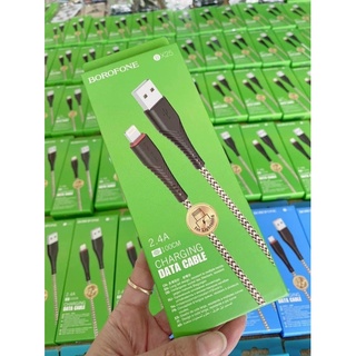 Cáp sạc nhanh borofone bx25 micro ,type dây dù-hàng bh 6 tháng
