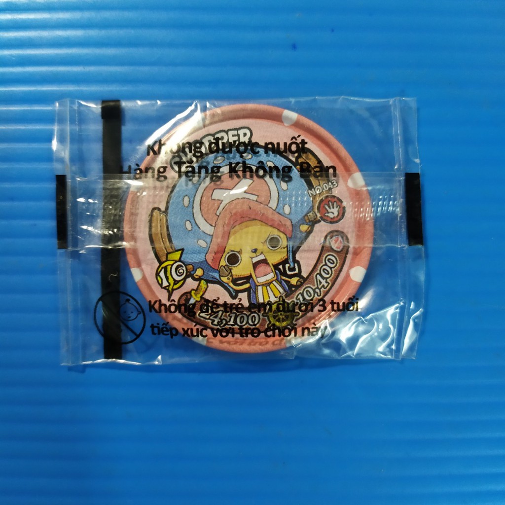 [Một Thẻ ] Thẻ bài toonies One Piece thẻ leng keng dạng chibi đầu to Zoro Chopper ... nguyên seal tổng hợp 2