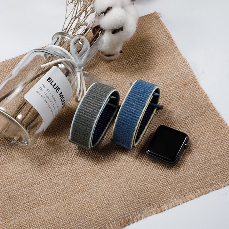 [Sport Loop] Dây vải dù Nylon Apple Watch seri 1/2/3/4/5/6/7, T500, W26, HW22 Pro - Chống thấm nước - Size 38/40/42/44mm