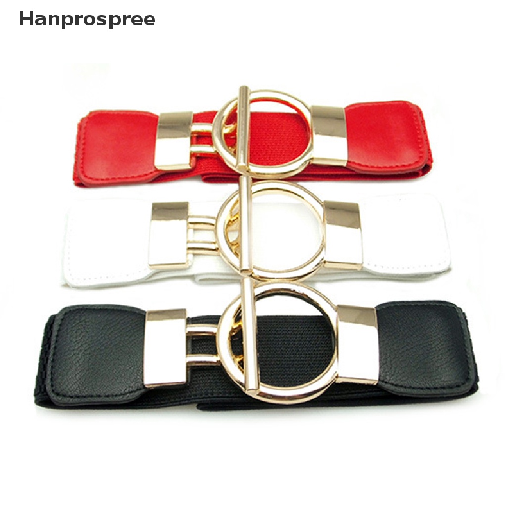 Thắt Lưng Co Giãn Bản Rộng Có Khóa Cài Cho Nữ Mặc Đầm