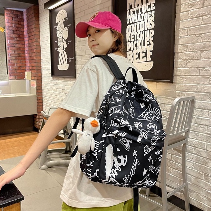 Balo Đi Học Nữ 𝑭𝑹𝑬𝑬𝑺𝑯𝑰𝑷  Nam Unisex Balo Thời Trang Màu Sắc Basic Chống Thấm Nước Đựng Vừa Laptop