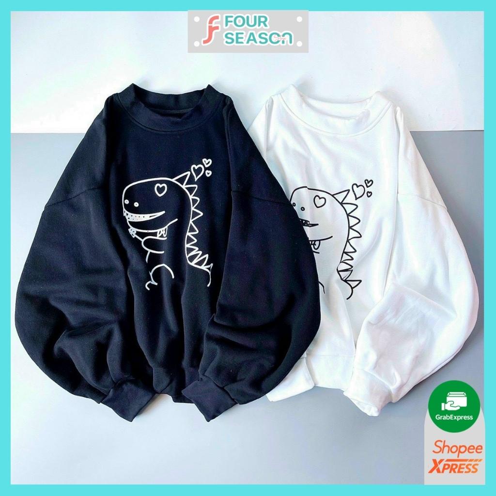 Áo sweater unisex form rộng DINO SW03 FS jacket nam nữ hottrend street style chất lượng giá rẻ phù hợp học sinh