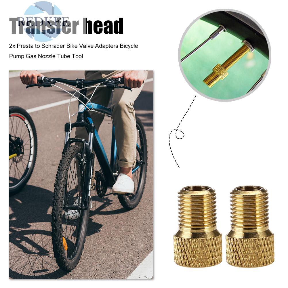 Set 2 Đầu Van Bơm Hơi Cho Bánh Xe Đạp