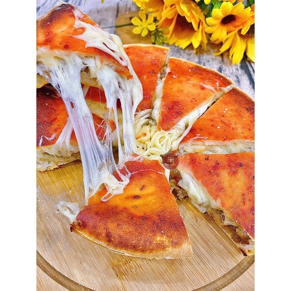 Pizza chicago nhân nhồi siêu phô mai size 16  - giao hoa toc