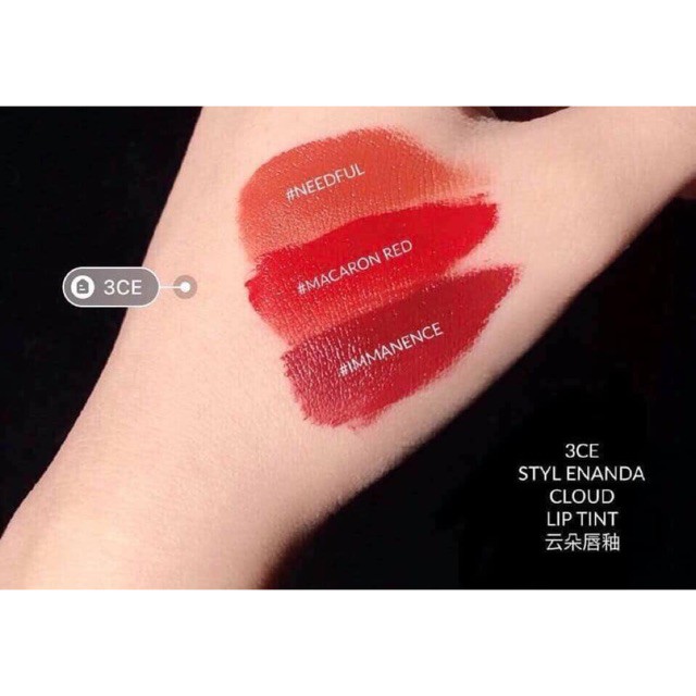 Son kem lì 3CE Cloud Lip Tint
