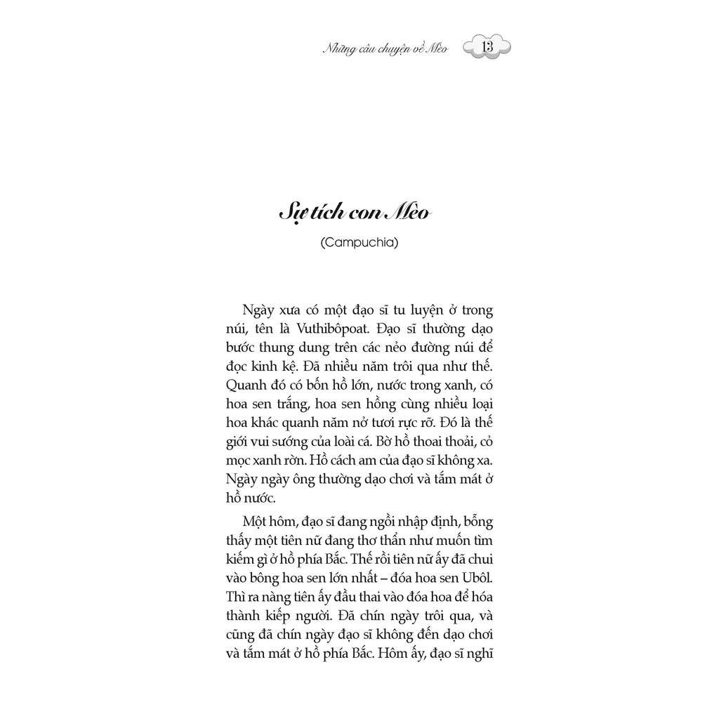 Sách - Những Câu Chuyện Về Mèo