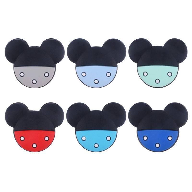 1 Đồ Chơi Vòng Gặm Nướu Bằng Silicon Không BPA Hoạt Hình Dành Cho Bé