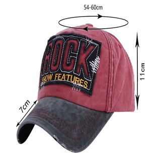 Nón, mũ lưỡi trai jean ROCK