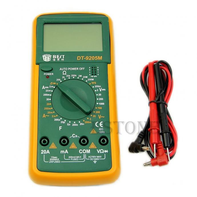 Đồng Hồ Đo Điện Vạn Năng Best DT-9205M vạn năng kế Digital electrical tester Auto power OFF