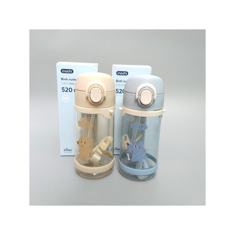 Bình nước Học sinh Goki Zuzu Inochi 520ml  - Phân Phối Chính Hãng Bởi SCG Home