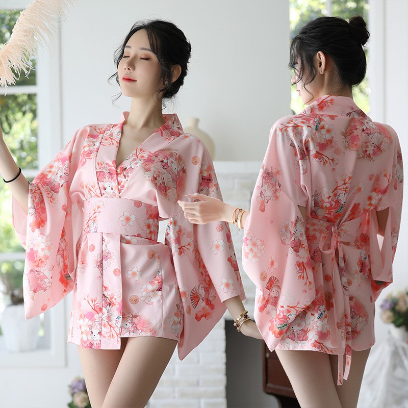 Áo ngủ kiểu kimono nữ cao cấp có thể làm quà cưới 2347 | BigBuy360 - bigbuy360.vn