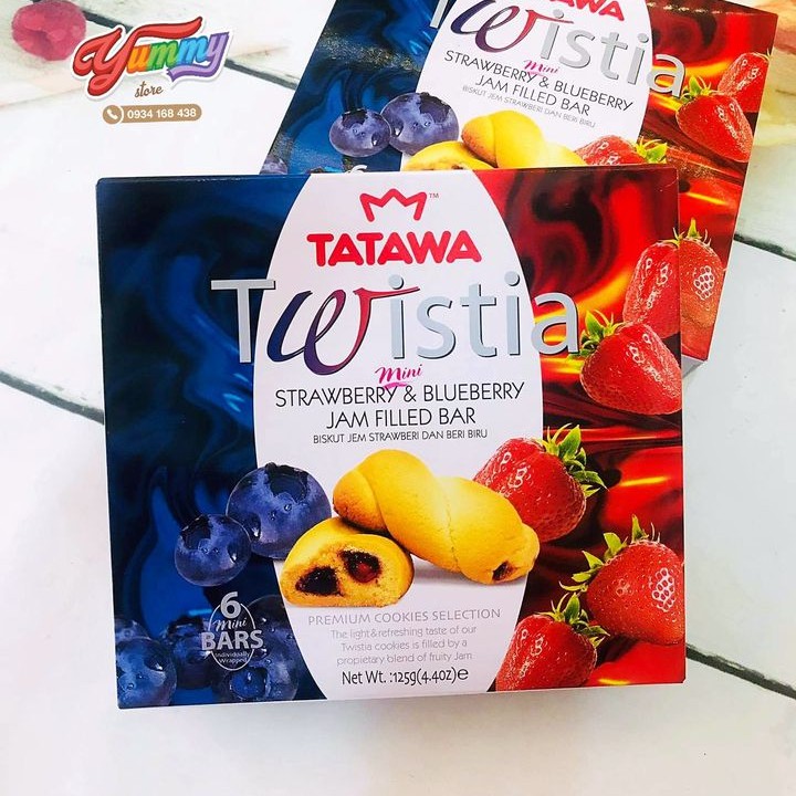 Bánh Nhân Mứt Dâu & Việt Quất Twistia Tatawa