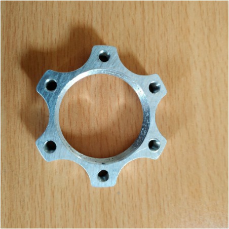 KMT-Vòng ren chế phanh đĩa vào xe đạp, xe điện, dùng để gá lắp đĩa của phanh đĩa vào xe dùng phanh thường NAMHP