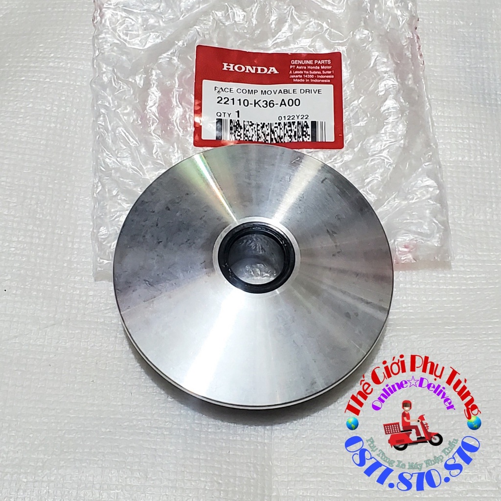 Bộ chén bi cánh quạt Vario zin mới hàng nhập khẩu- 22102-KZR-600/ 22110-K36-A00