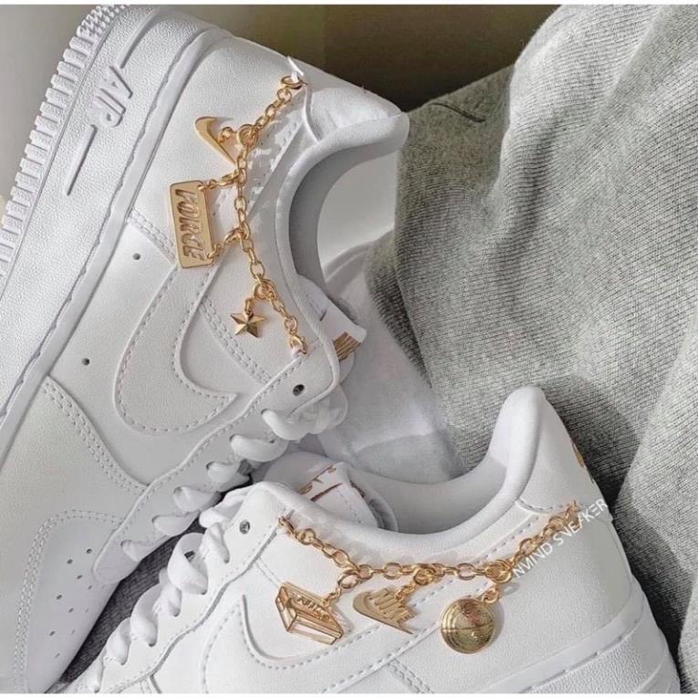 Giày thể thao air.foces AF1 TRẮNG DÂY VÀNG CAO CẤP TẶNG KÈM BOX BẢO VỆ