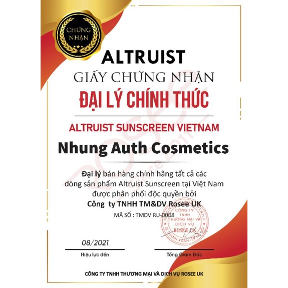 [Deal chuẩn Auth] Kem dưỡng phục hồi da ALTRUIST DERMATOLOGIST DRY REPAIR SKIN CREAM - 10% UREA 200ML