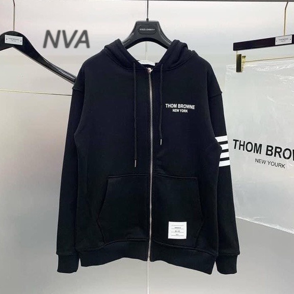 Áo Khoác Nỉ Thomb Dày Dặn 4 Vạch ❤ Áo Chống Nắng Dáng Rộng Nam Nữ NVA35