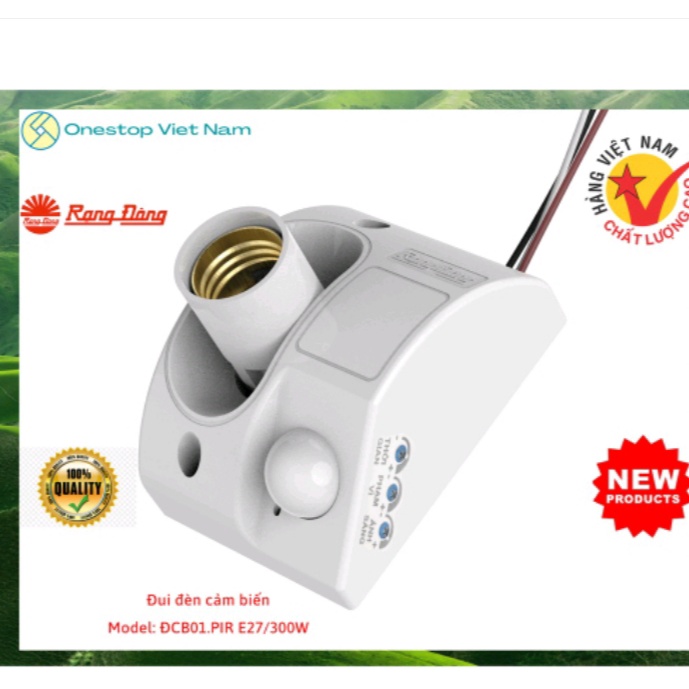 Đui đèn cảm ứng Rạng Đông 300W.Hàng chính hãng