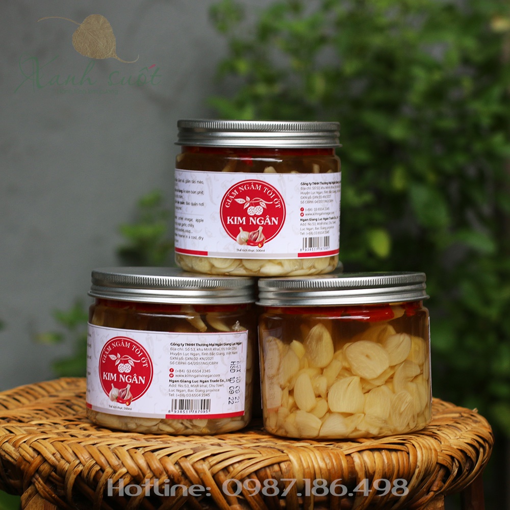 [Kim Ngân] Giấm Tỏi Ớt Kim Ngân - Chili Garlic Vinegar