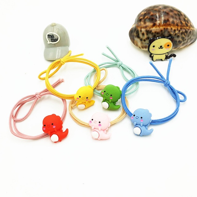 BT01. Set 5 dây cột tóc khủng long 🦖