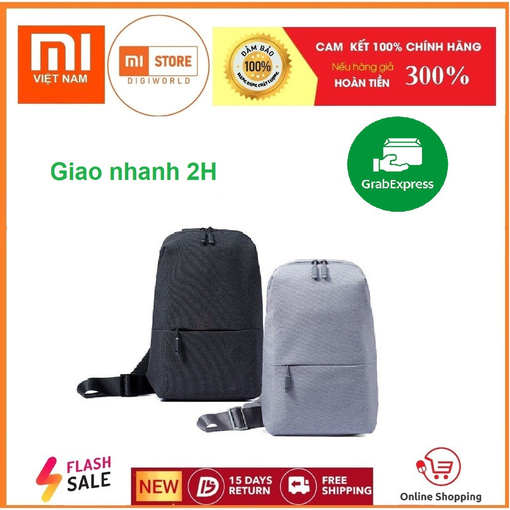 Balo Xiaomi Mi City Sling Messeger Bag chống thấm tuyệt vời - Chính hãng Digiworld