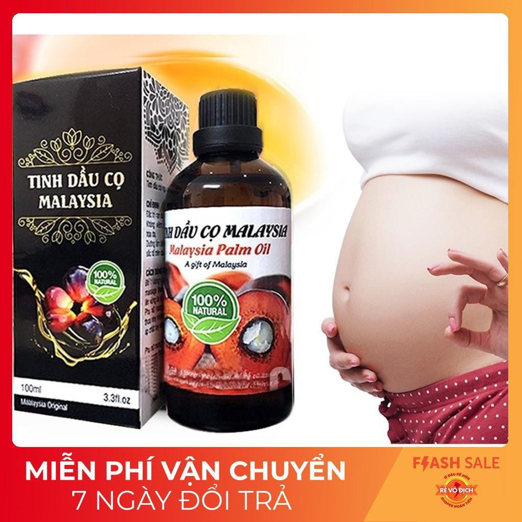 Tinh Dầu Cọ Trị Rạn Da Malaysia Lọ 100ml Trước Và Sau Sinh Hàng Nhập