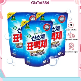 Combo 3 Bột tẩy vết bẩn quần áo công nghệ Oxygen 400g