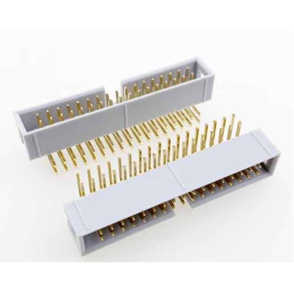 Connector IDE đực chân cắm cong hàn mạch 2.54mm từ 10PL-34PL