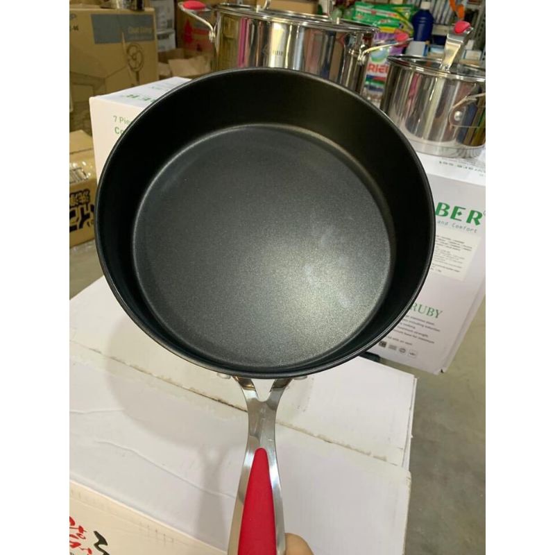 Bộ nồi Đức Arber inox 7 món ruby cao cấp hàng chính hãng