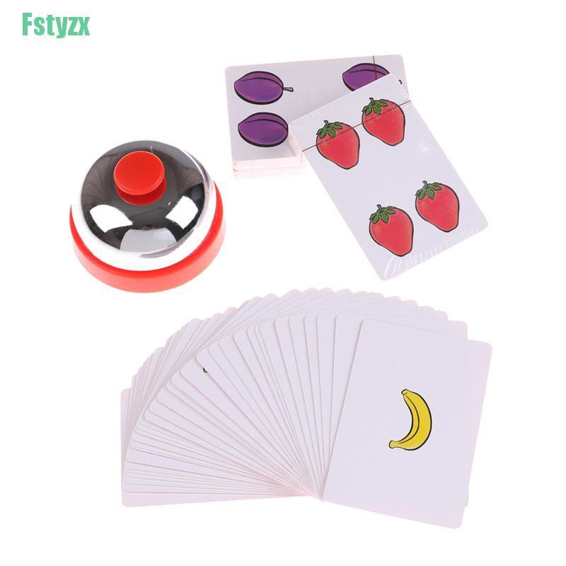 fstyzx Halli Galli Board Game 2-6 Players Cards Game For Party/Family/Friends Easy To Play