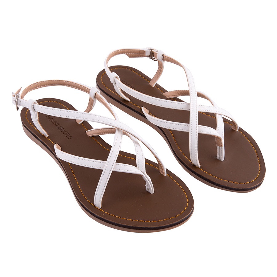 SANDAL NỮ ĐẾ BỆT DÂY CHÉO, SANDAL HỌC SINH CAO CẤP SIZE 35-40 B057